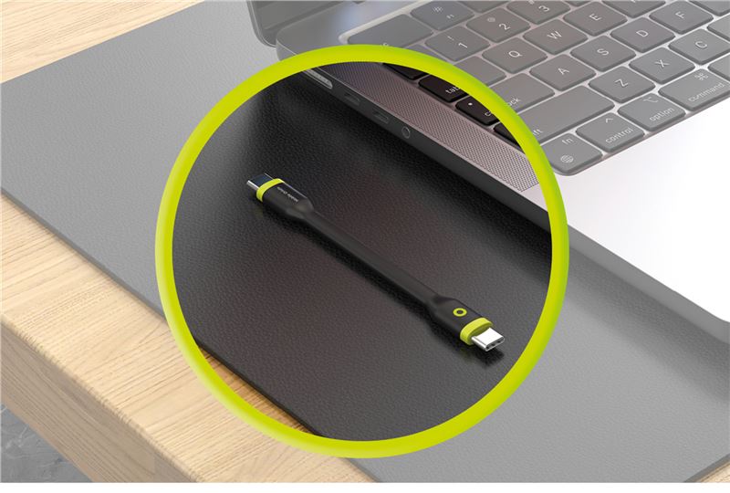 Cablu pentru incarcare si transfer de date Mobile Origin Compact, 2x USB-C, 60W, 10 cm, Negru (iPhone 17 Pro Max, COMC-USBC-BLK) by www.silkase.ro